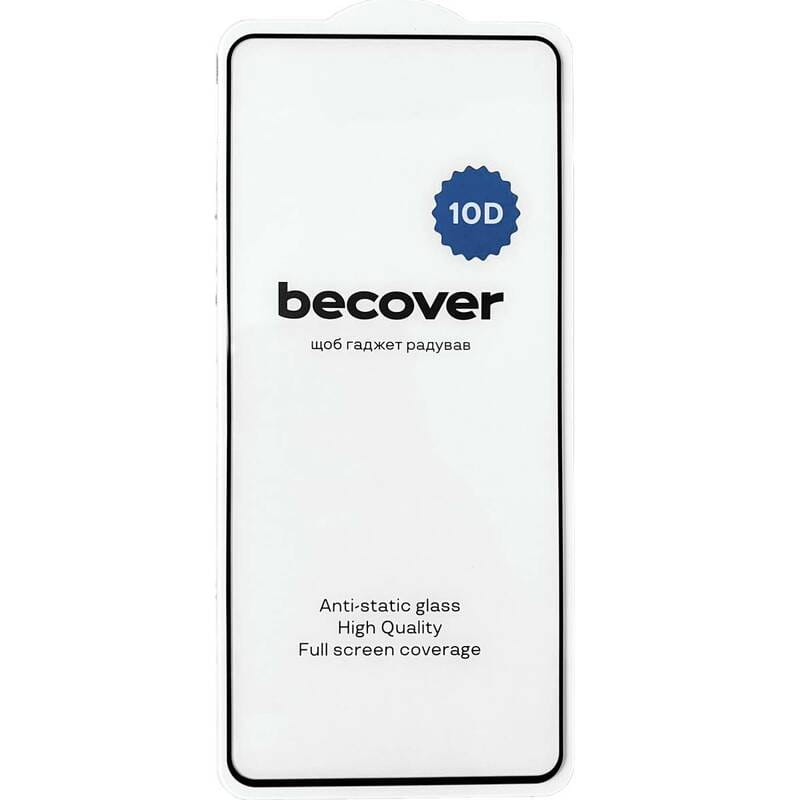 Защитное стекло BeCover для Realme C67 4G 10D Black (711345)