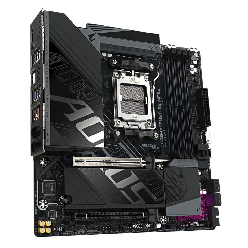Материнська плата Gigabyte B850M Aorus Elite WiFi6E Socket AM5