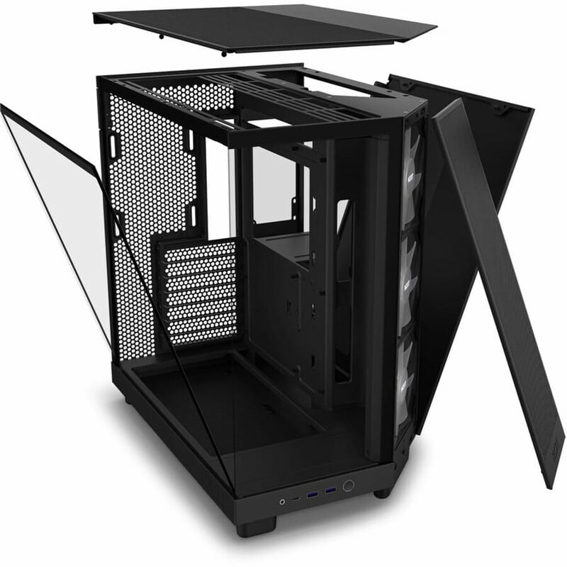 Корпус NZXT H6 Flow RGB Black (CC-H61FB-R1) без БЖ