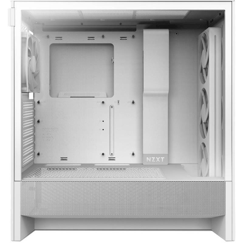 Корпус NZXT H5 Flow RGB White (CC-H52FW-R1) без БЖ