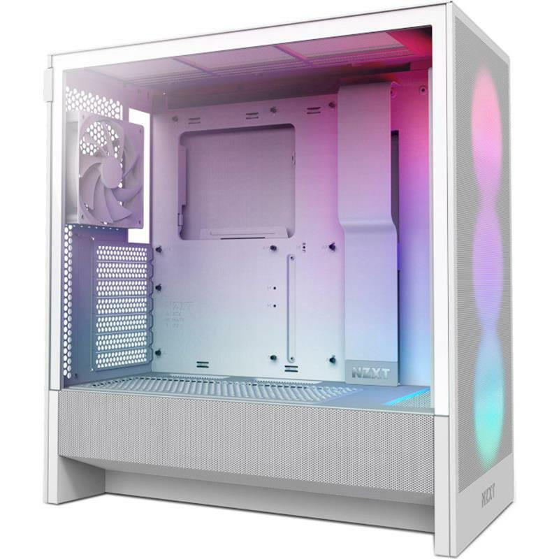 Корпус NZXT H5 Flow RGB White (CC-H52FW-R1) без БЖ