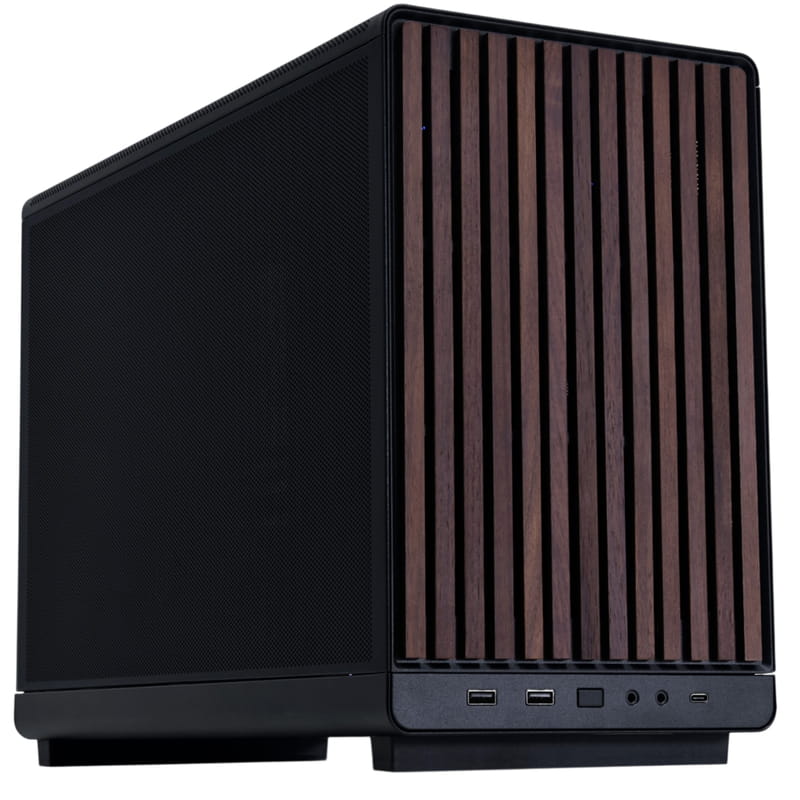 Корпус Lian Li A3-mATX Wooden Front Panel Black (G99.A3X-WD.00) без БП