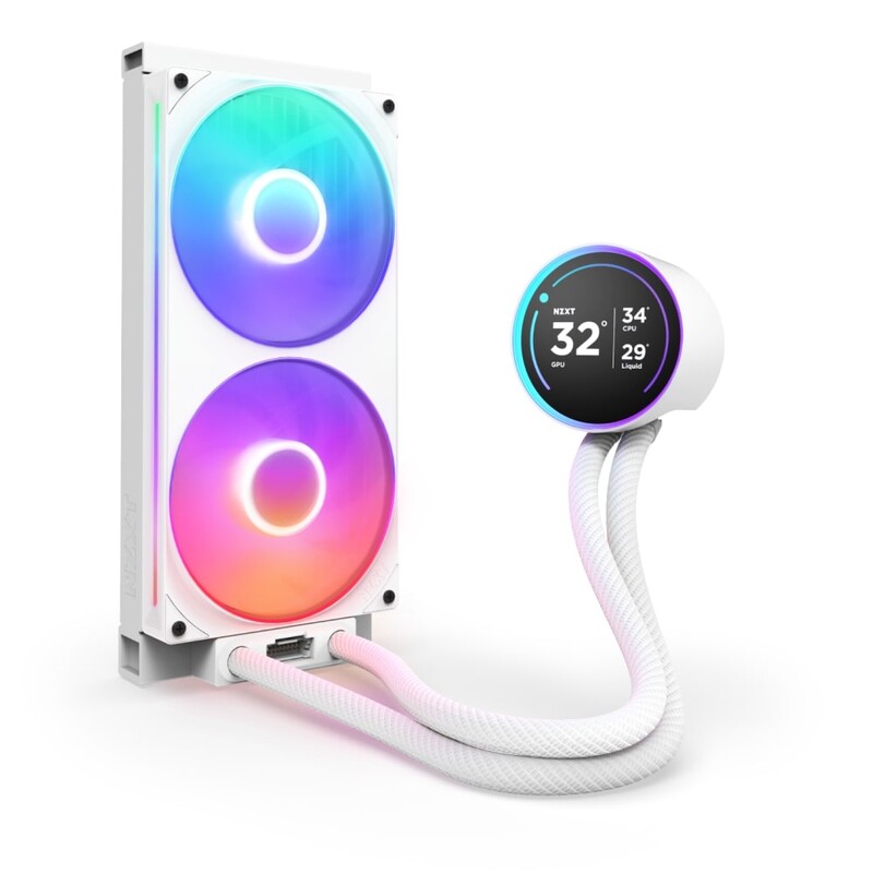 Система водяного охлаждения NZXT Kraken Elite 280 RGB White (RL-KR28E-W2)