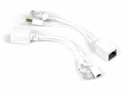 PoE адаптер Gembird PP12-POE-0.15M-W