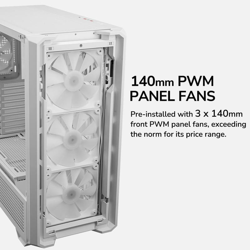 Корпус Cougar MX600 RGB White без БП