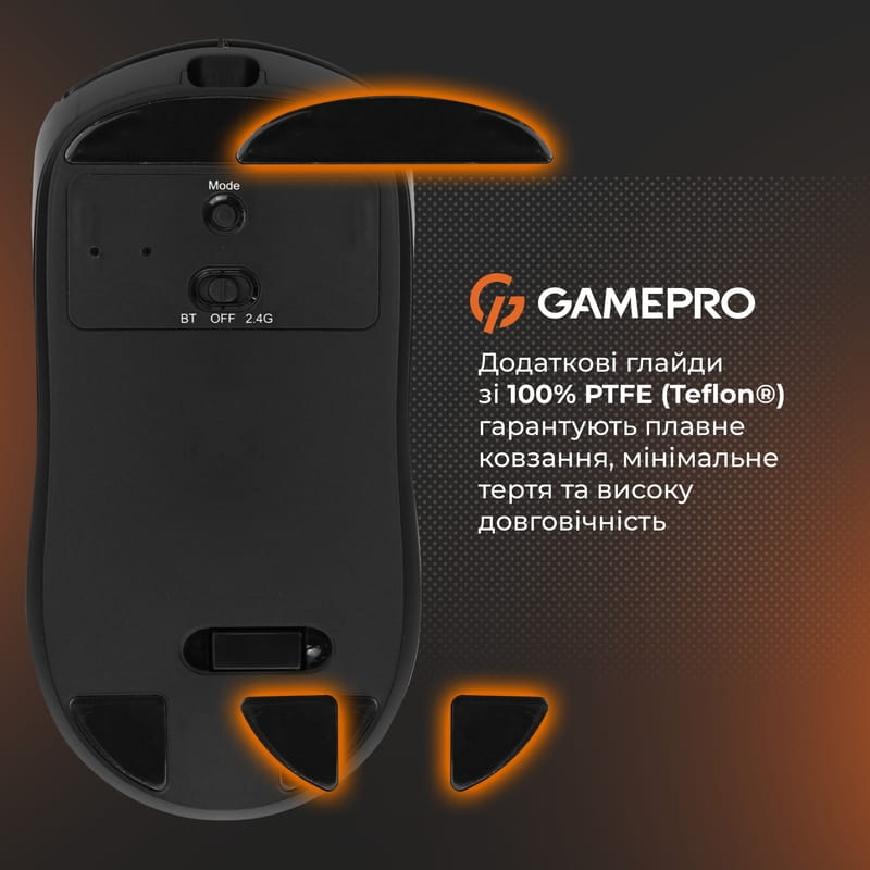 Мышь беспроводная GamePro Genesis Winner Black (GM079B)