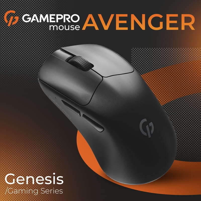 Мышь беспроводная GamePro Genesis Avenger Black (GM096B)