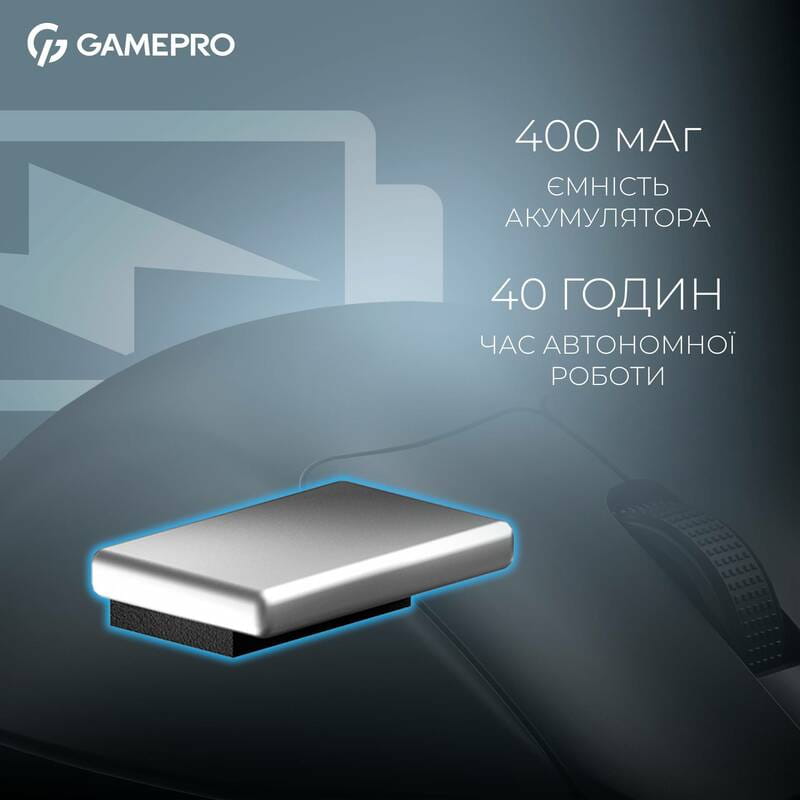 Мышь беспроводная GamePro Asgard Surt Black (GM017B)