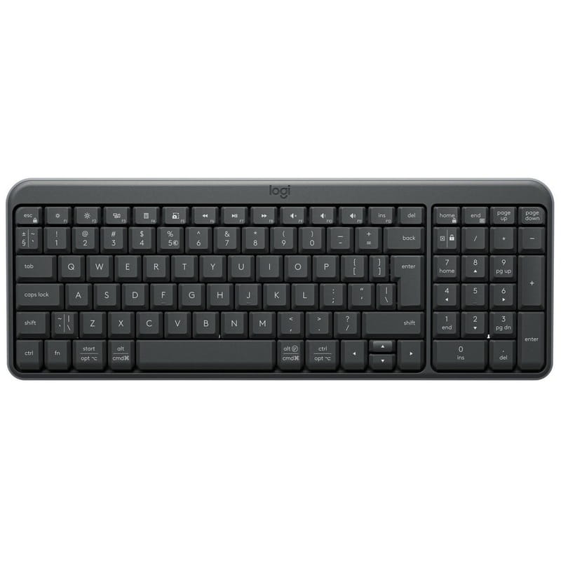 Клавiатура бездротова Logitech K250 Graphite (920-013822)