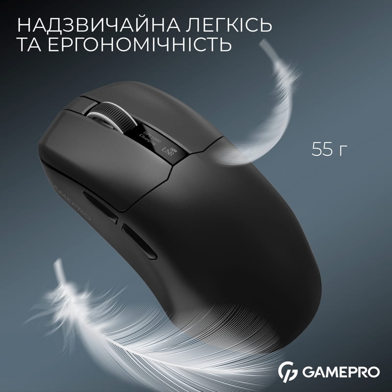 Мышь беспроводная GamePro Asgard Thor Black (GM023B)