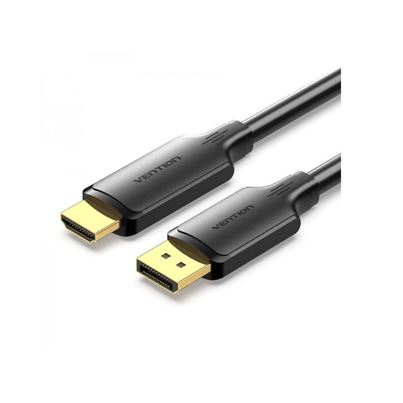 Кабель Vention DisplayPort - HDMI (M/M), 1.8 м, Black (HFOBAC)
