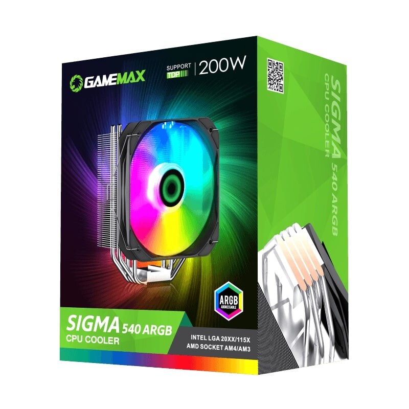 Кулер процесорний GameMax Sigma 540 ARGB
