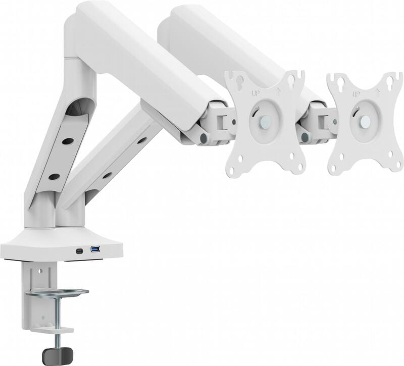Кріплення настільне для двох моніторів OfficePro 17-35" White (MA452W)