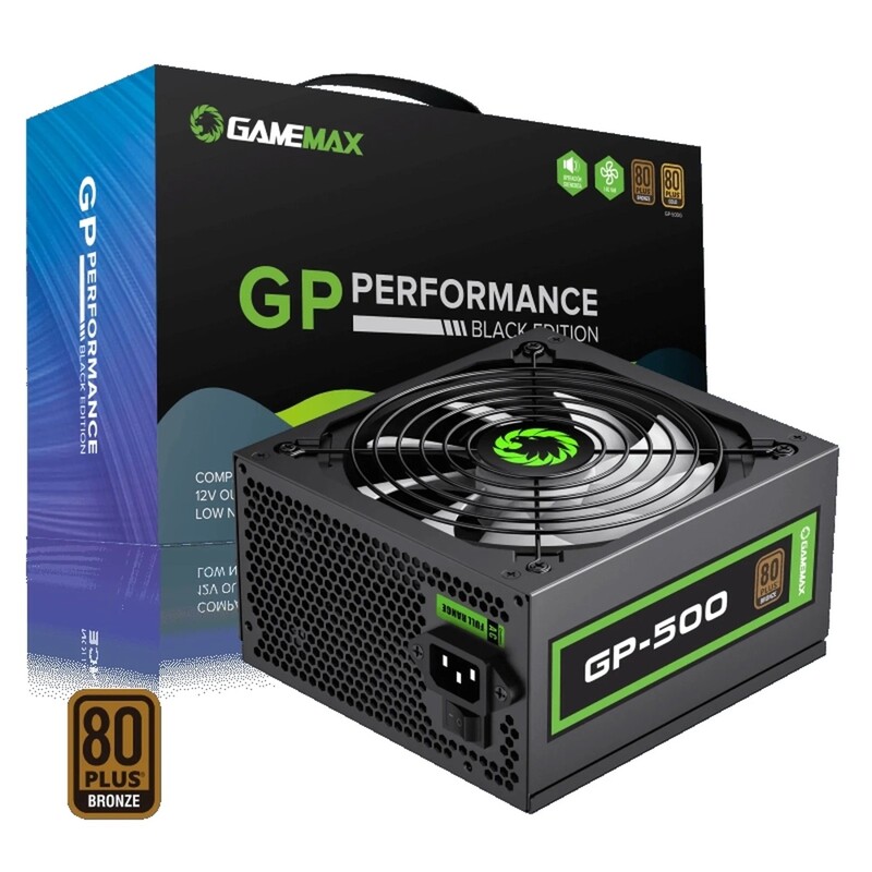Блок питания GameMax GP-500 500W Black