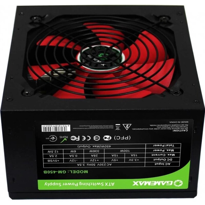 Блок питания GameMax GM-450B 450W Black