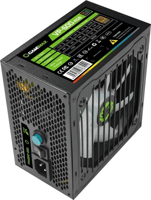 Блок питания GameMax VP-600-RGB 600W