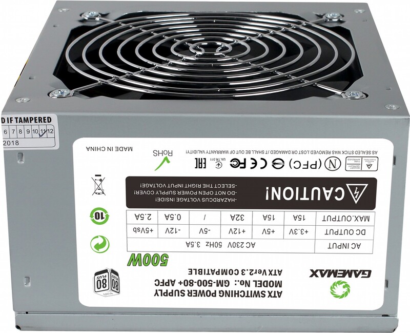 Блок питания GameMax GM-500 80+ APFC 500W