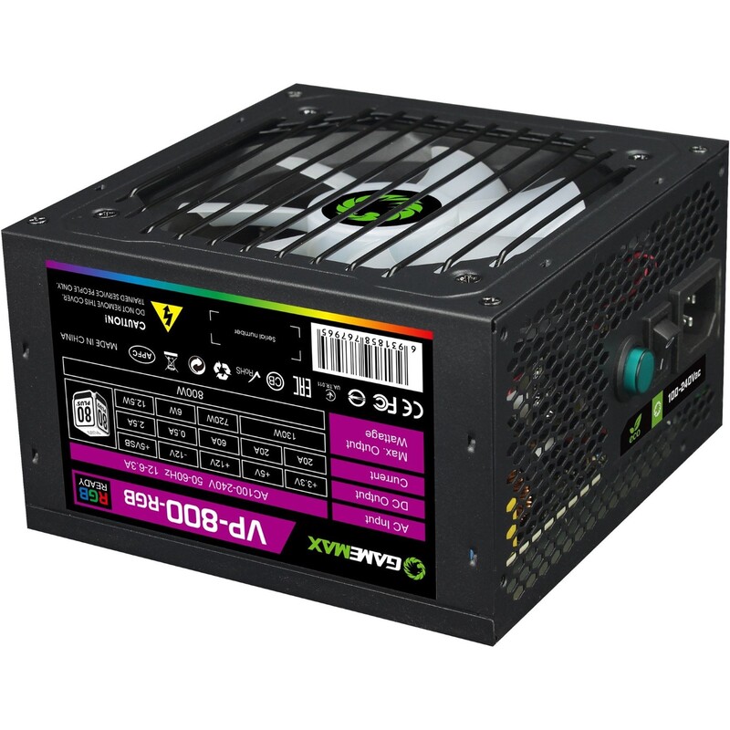 Блок живлення GameMax VP-800-RGB, 800W