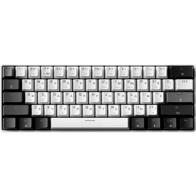 Клавиатура GamePro Genesis Infinity MK130BW Black/White