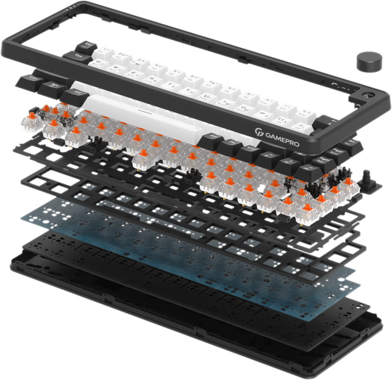 Клавиатура беспроводная GamePro Asgard Valhalla MK210B Pro Black