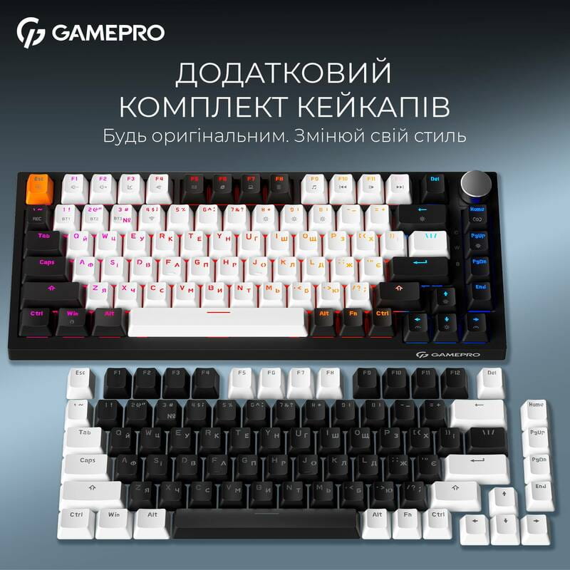 Клавиатура беспроводная GamePro Asgard Valhalla MK160B Pro Black