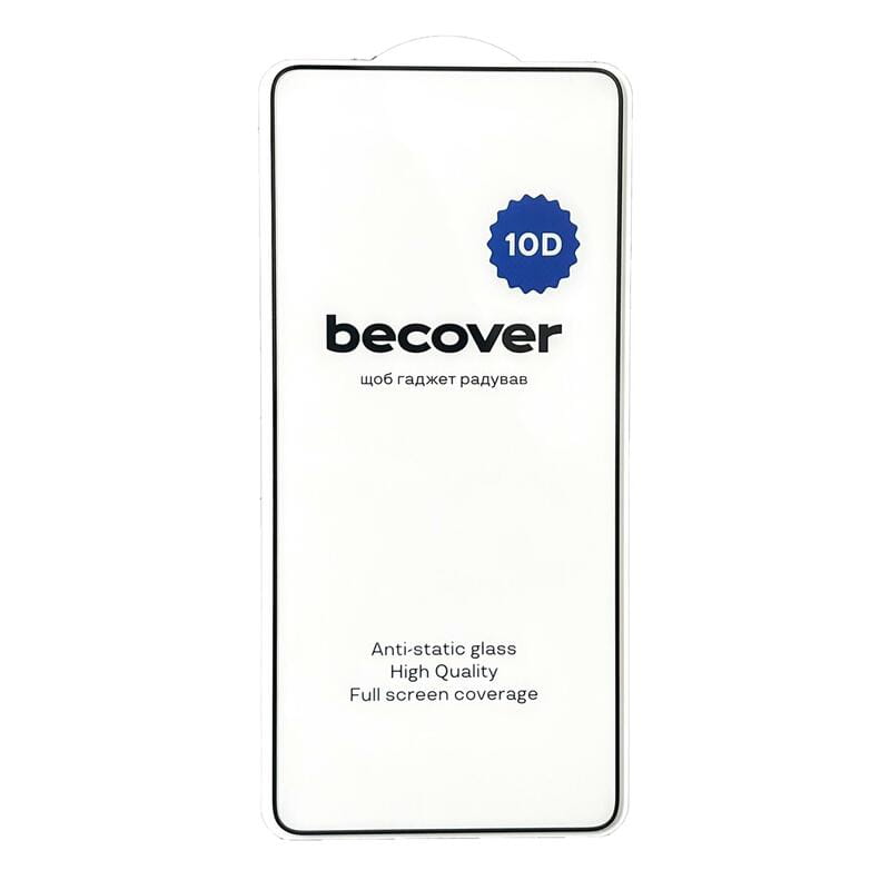 Защитное стекло BeCover для Xiaomi Redmi Note 13 5G 10D Black (711376)