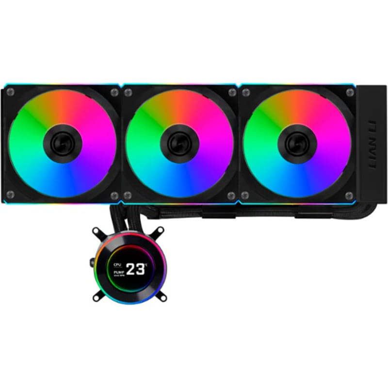 Система водяного охолодження Lian Li HydroShift II LCD-C 360CL Black (G89.GHS2LCD36RB.00)