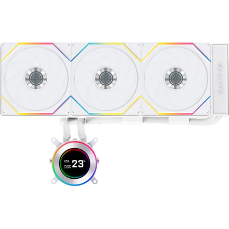 Система водяного охолодження Lian Li HydroShift II LCD-C 360TL White (G89.GHS2LCD36TW.00)