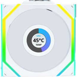 Вентилятор Lian Li Uni Fan SL Wireless LCD Reverse 120-1 White (G99.12RSLLCD1W1W.00)