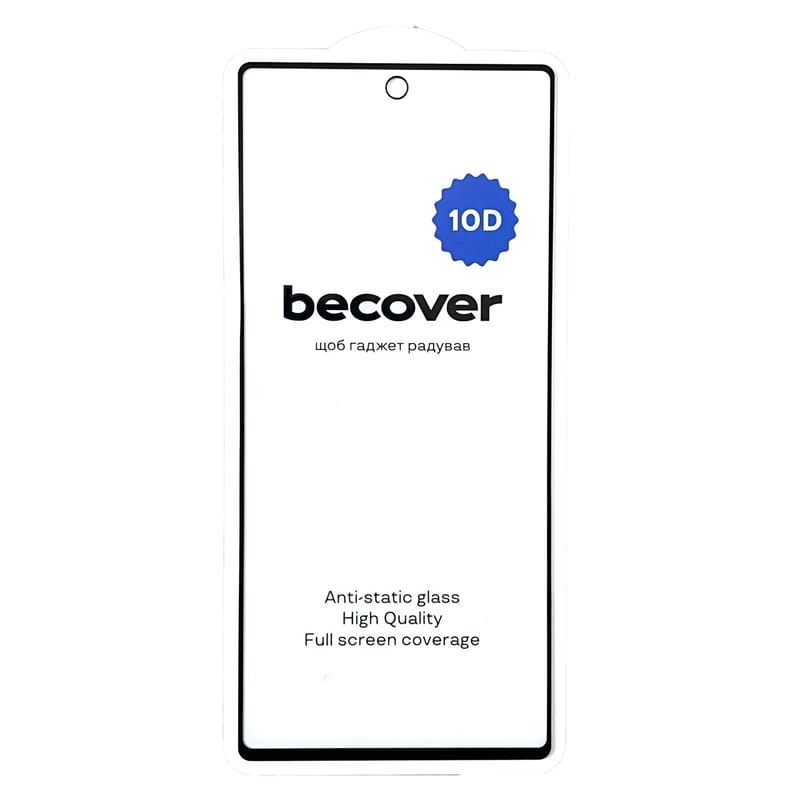 Защитное стекло BeCover для Google Pixel 6A 10D Black (711488)