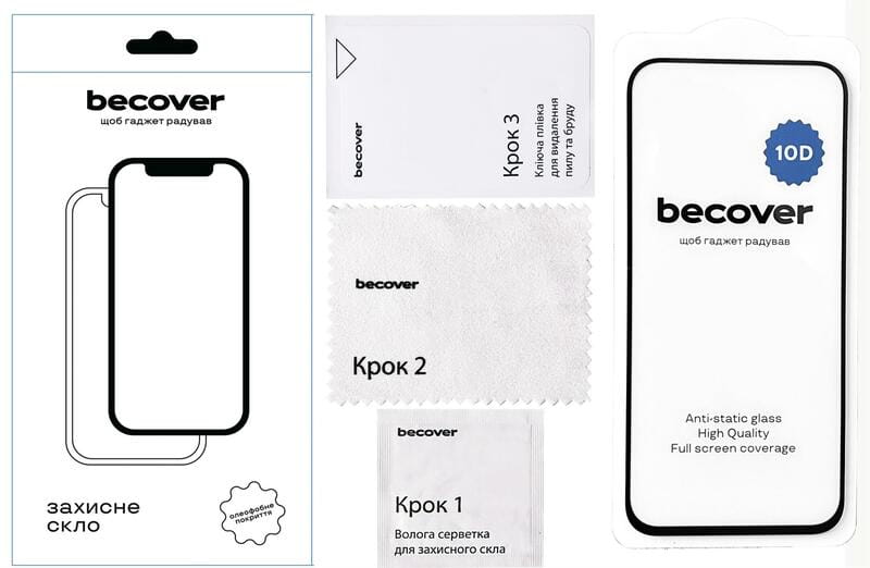 Защитное стекло BeCover для Google Pixel 8a 10D Black (711491)