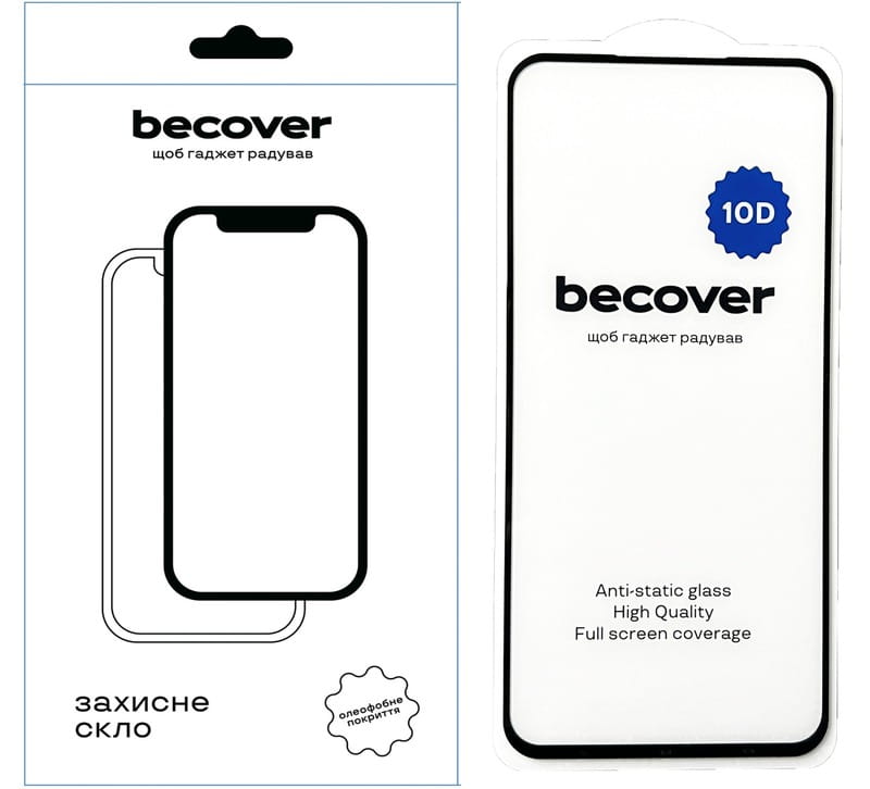 Защитное стекло BeCover для Samsung Galaxy S23 FE SM-S711 10D Black (711508)