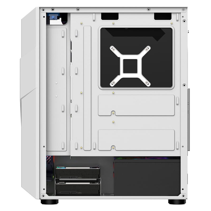 Корпус 1stPlayer F3-A-WH-4F1-PS-600FK-EU White 600W