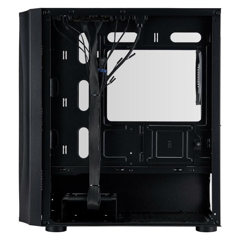 Корпус 1stPlayer X3-M-BK-4F1 Black без БП