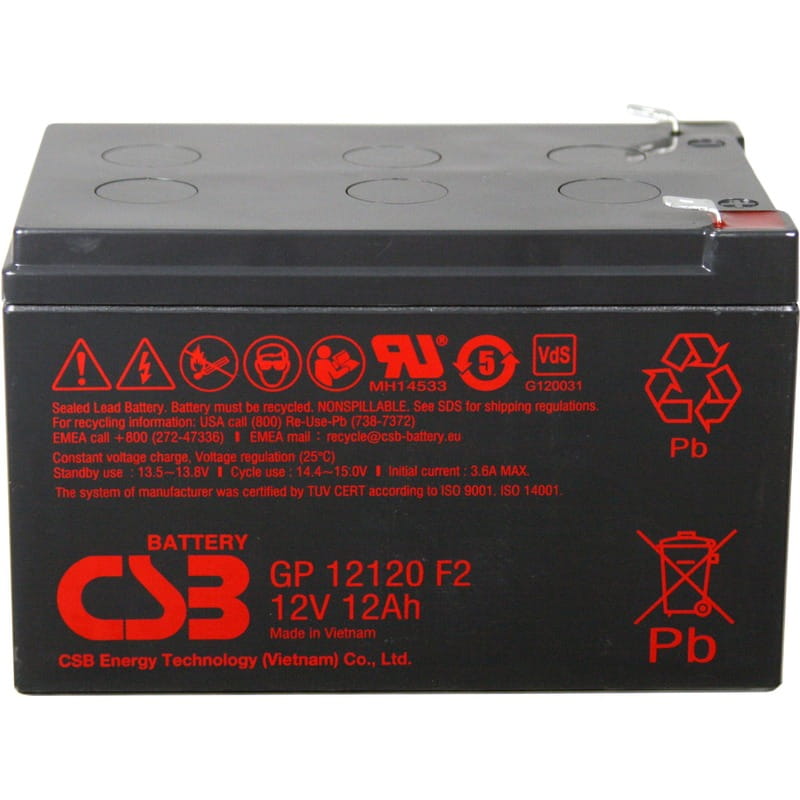 Акумуляторна батарея CSB 12V 12 AH (GP12120) AGM