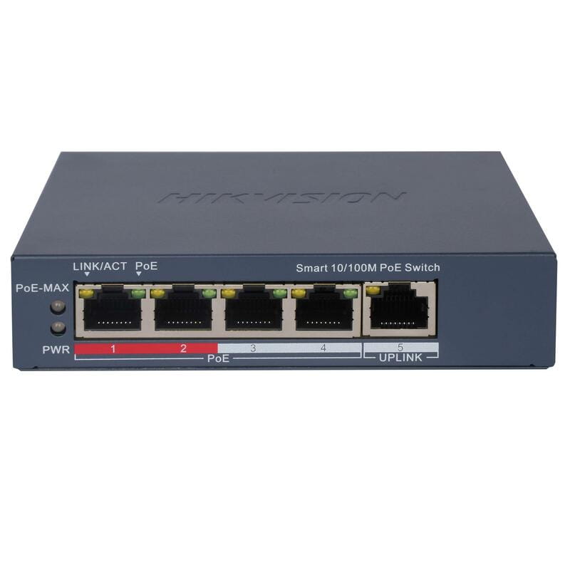 Комутатор Hikvision DS-3E1105P-EI/V2 POE