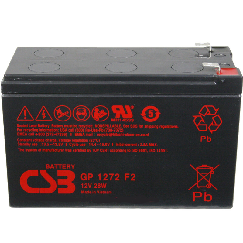 Акумуляторна батарея CSB 12V 7.2AH (GP1272, 28W) AGM
