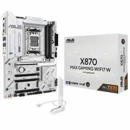 Материнська плата Asus X870 Max Gaming WiFi7 White Socket AM5