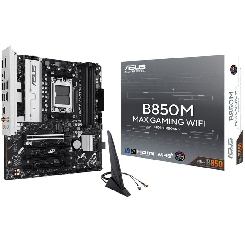Материнська плата Asus B850M Max Gaming WiFi Socket AM5