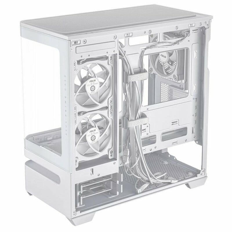 Корпус Asus Prime AP202 ARGB Tempered Glass White без БЖ (90DC00P3-B19000)