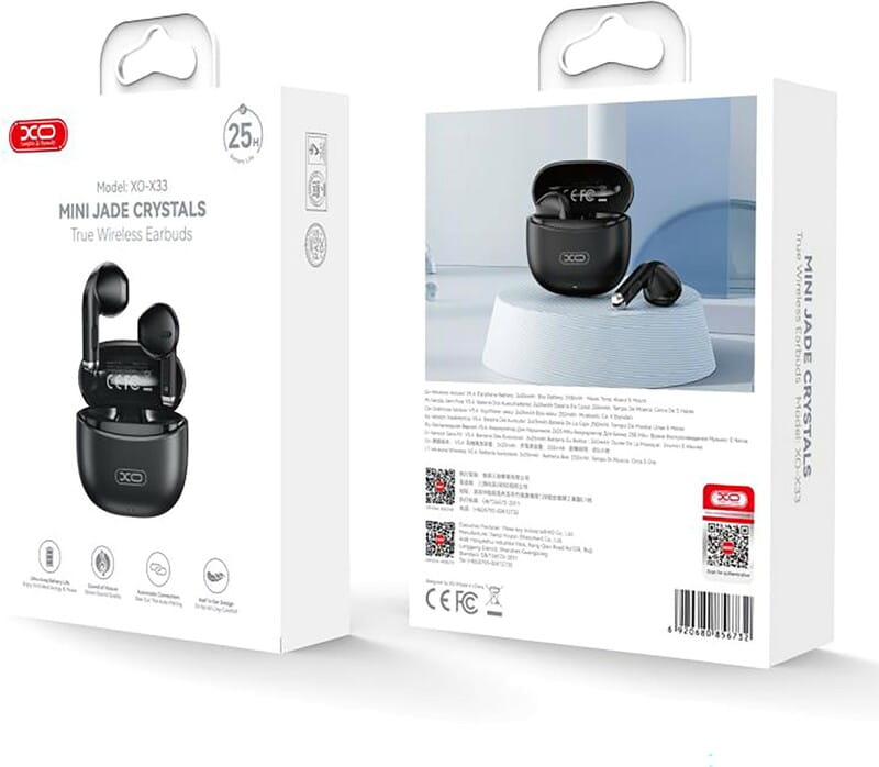 Bluetooth-гарнітура XO X33 Black