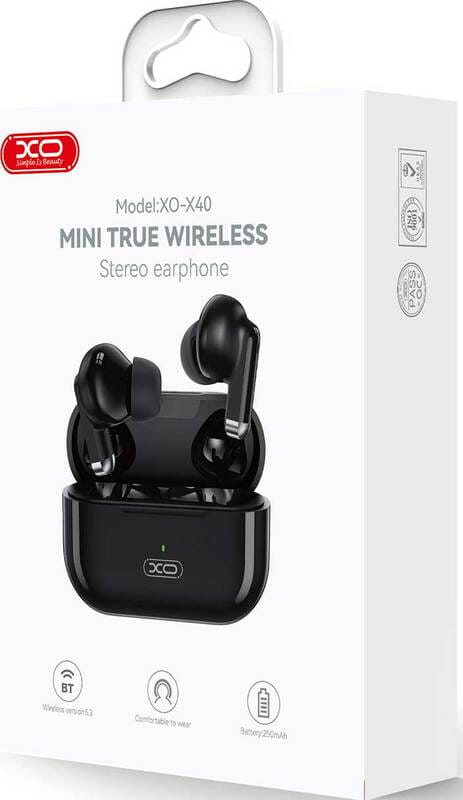 Bluetooth-гарнитура XO X40 Black