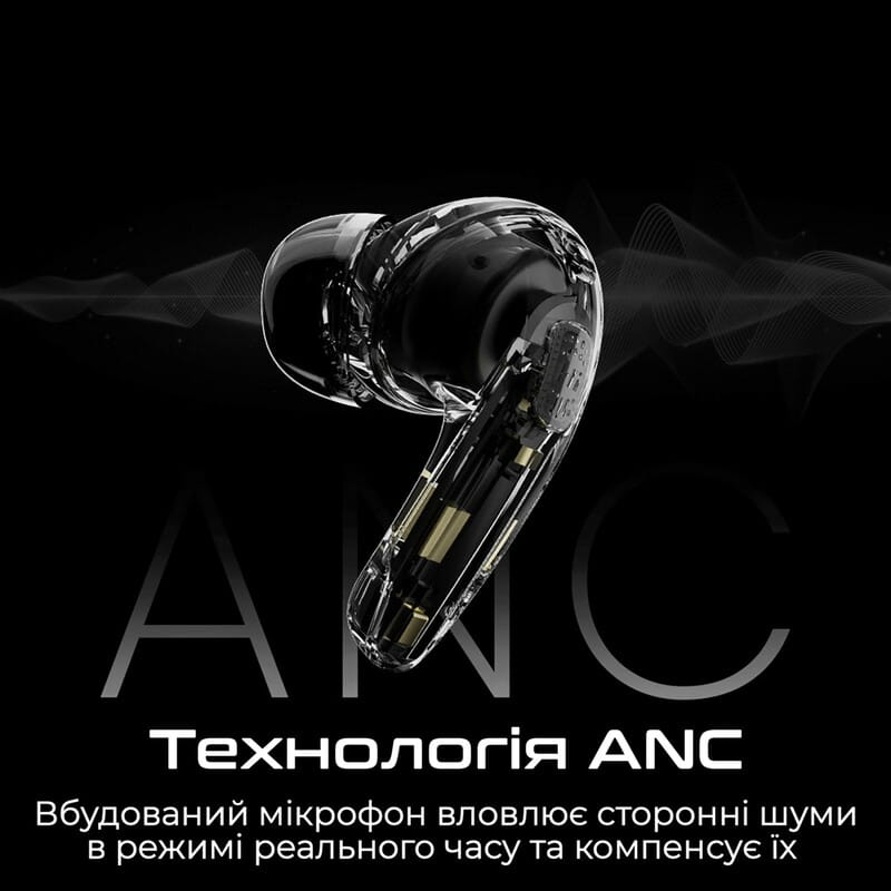 Bluetooth-гарнітура HiFuture Flybuds4 Black
