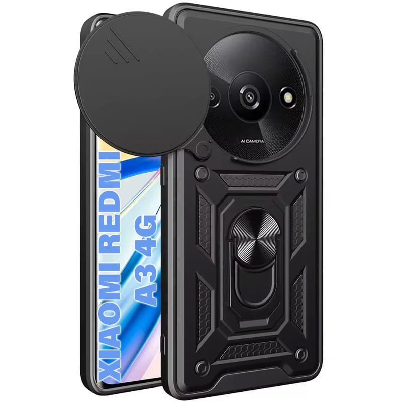 Чохол-накладка BeCover Military для Xiaomi Redmi A3 4G Black (711319)