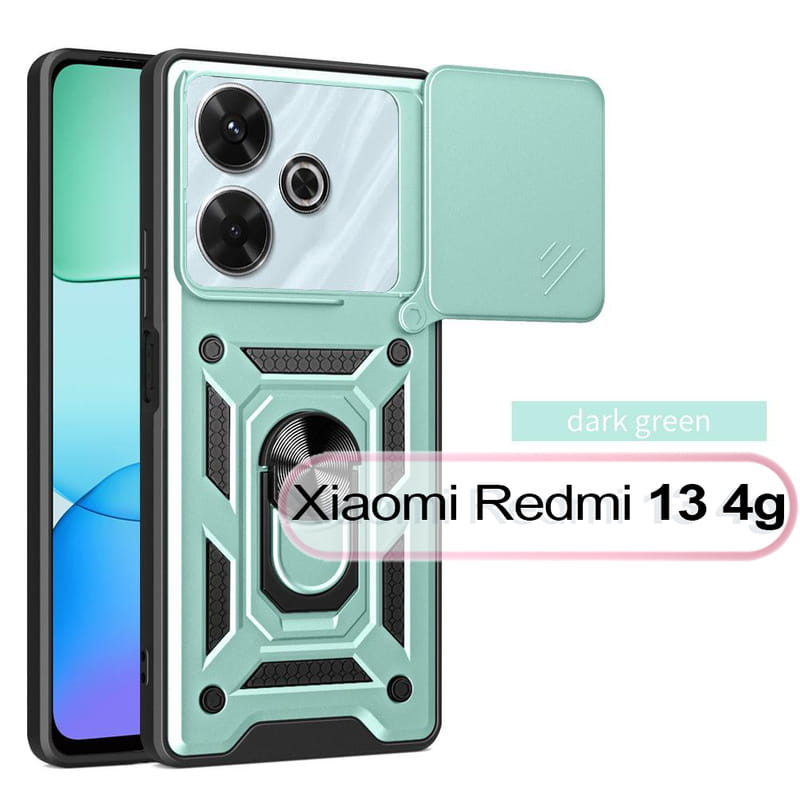 Чeхол-накладка BeCover Military для Xiaomi Redmi 13 Dark Green (711553)