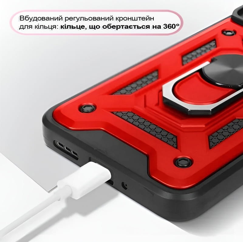 Чeхол-накладка BeCover Military для Xiaomi Redmi 13 Red (711554)