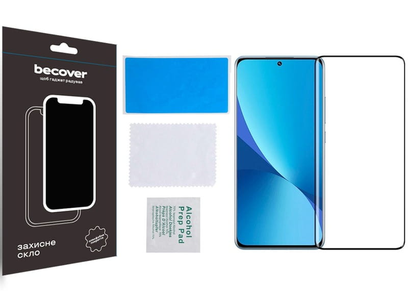 Защитное стекло BeCover для Xiaomi Redmi 13/13x Black (711524)