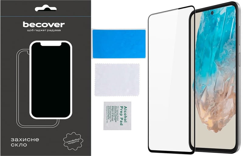Защитное стекло BeCover для Samsung Galaxy M35 5G SM-M356 Black (711529)