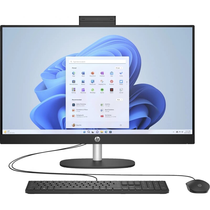 Моноблок HP All-in-One 27-cr0075ua (BV7Y6EA) Jet Black