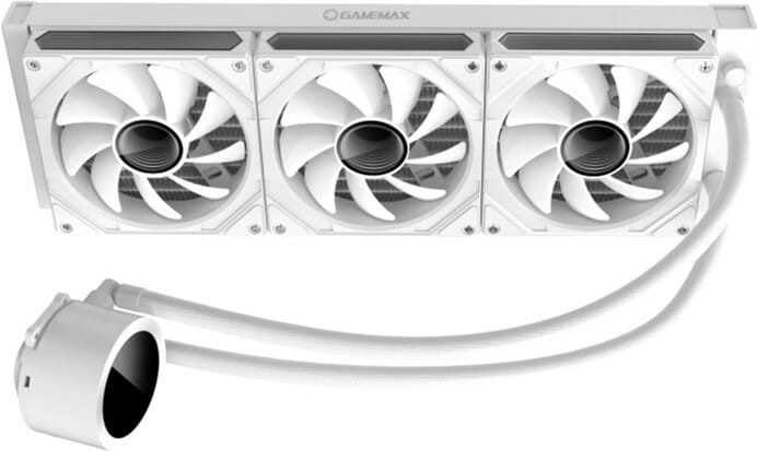 Система водяного охлаждения GameMax IceBurg 360 Digital White
